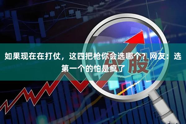 如果现在在打仗，这四把枪你会选哪个？网友：选第一个的怕是疯了