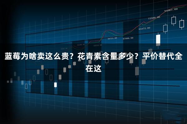 蓝莓为啥卖这么贵？花青素含量多少？平价替代全在这
