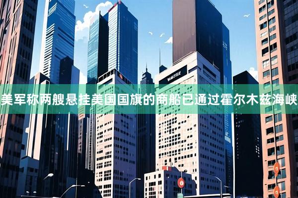 美军称两艘悬挂美国国旗的商船已通过霍尔木兹海峡